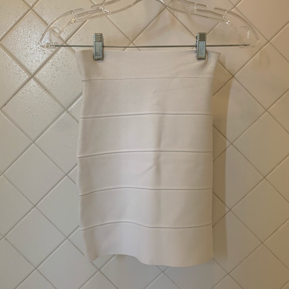 White BCBG Skirt